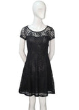 Plus Size Elegant Sweet Hallow Out Lace Sexy Party Princess Dress