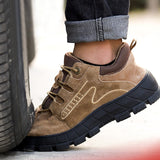 New Safety Shoes For Men Work Safety Boot Steel Toe Puncture-Proof Work Sneakers