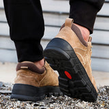 New Safety Shoes For Men Work Safety Boot Steel Toe Puncture-Proof Work Sneakers