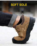 New Safety Shoes For Men Work Safety Boot Steel Toe Puncture-Proof Work Sneakers