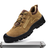 New Safety Shoes For Men Work Safety Boot Steel Toe Puncture-Proof Work Sneakers