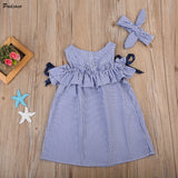 Pudcoco kid off shoulder princess party dress vestidos infantil menina