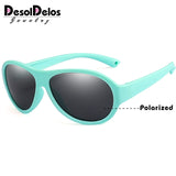 Kids Polarized Sun Glasses PC UV Protection Eyeglasses Eyewear