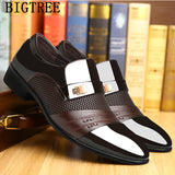 Italian Loafers Men Shoes Wedding Oxford Shoes For Men Formal Shoes
