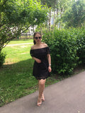 Fashion Women Elegant Vintage sweet lace white Dress Stylish Sexy