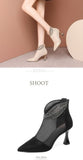 Women's Mesh High Heels Shoes Fashion Pumps Comfort Sandals Boots