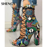 Women Fashion High Heels 10cm Heels Platform Sandals Party Shoes