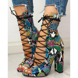 Women Fashion High Heels 10cm Heels Platform Sandals Party Shoes