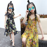 Bohemian Summer Casual Beach Sundress Teenage Kids Teen Clothes