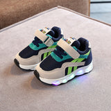 Children's Led Shoes Lighted Sneakers Glowing Shoes with Luminous Sole