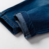 Kid Boy Clothes Set Cool 2PCS Blue Shirt+ Jean Pant Suit Outfit