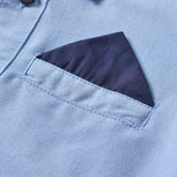 Kid Boy Clothes Set Cool 2PCS Blue Shirt+ Jean Pant Suit Outfit