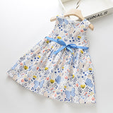 Summer Kid Dress Floral Sweet Party Suits Butterfly Costume Clothing