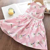 Summer Kid Dress Floral Sweet Party Suits Butterfly Costume Clothing