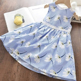 Summer Kid Dress Floral Sweet Party Suits Butterfly Costume Clothing