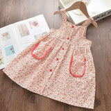 Summer Kid Dress Floral Sweet Party Suits Butterfly Costume Clothing