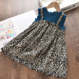 Summer Kid Dress Floral Sweet Party Suits Butterfly Costume Clothing