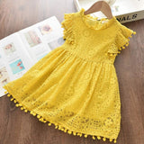 Summer Kid Dress Floral Sweet Party Suits Butterfly Costume Clothing