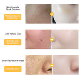 24k Gold Serum Hyaluronic Acid Serum Moisturizer Essence Cream