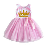 VIKITA princess dress kids unicorn dresses sequin tutu dress