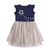 VIKITA princess dress kids unicorn dresses sequin tutu dress