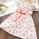 Summer Kid Dress Floral Sweet Party Suits Butterfly Costume Clothing