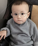 Round Children Glasses Frame Baby Boys Girls Eyeglasses Frame Vintage
