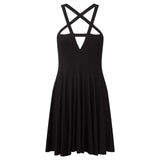 Fitshinling Pentagram Strap Gothic Dress Punk Grunge Sexy
