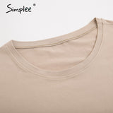 Simplee Casual solid women's two piece suit including belt solid color