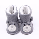 Winter Boots Infant Newborn Cute Cartoon Bear Shoes First Walkers Super Keep Warm Snowfield