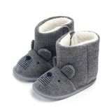 Winter Boots Infant Newborn Cute Cartoon Bear Shoes First Walkers Super Keep Warm Snowfield
