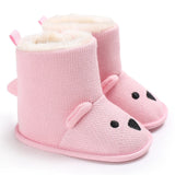 Winter Boots Infant Newborn Cute Cartoon Bear Shoes First Walkers Super Keep Warm Snowfield