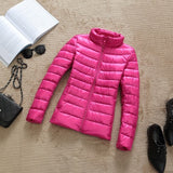 White Duck Down Warm Coat Ultralight Jacket Windproof