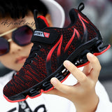 Boys Sports shoes brand fashion sneakers for big kids mesh shoes