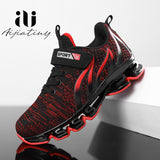 Boys Sports shoes brand fashion sneakers for big kids mesh shoes