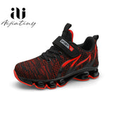 Boys Sports shoes brand fashion sneakers for big kids mesh shoes
