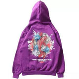 Men Cool Hip Hop Hoodies Japanese Casual Sweatshirts