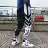 Streetwear Hip hop Joggers Pants Men Loose Harem Pants