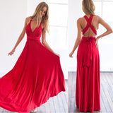 Sexy Long Bridesmaid Multi Way Wrap Convertible Infinity Maxi Dress Hollow Out Bandage Vestidos