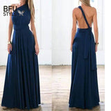 Sexy Long Bridesmaid Multi Way Wrap Convertible Infinity Maxi Dress Hollow Out Bandage Vestidos
