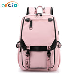 OKKID school bags for girls book bag gift waterproof big backpack