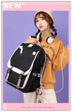 OKKID school bags for girls book bag gift waterproof big backpack