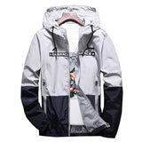 Men's Hip Hop Jacket Windbreaker Hooded Casual Retro Vintage Streetwear