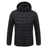 Men Winter Warm Waterproof USB Heating Jacket Thermostat Clothing