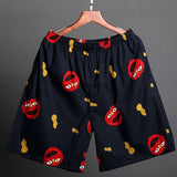 NANJIREN Men Breathable Casual Board Shorts Comfortable Plus Size