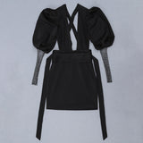 Ocstrade Runway New Fashion Embellished Women Sexy Bodycon Party Dress