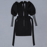 Ocstrade Runway New Fashion Embellished Women Sexy Bodycon Party Dress