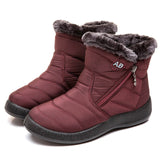 Women Waterproof Snow Boots For Winter  Lightweight