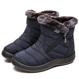 Women Waterproof Snow Boots For Winter  Lightweight