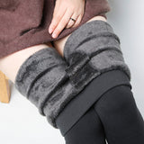 Women Plus Thick Velvet Warm Leggings Sexy Seamless